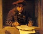 塞缪尔 凡 霍赫斯特拉滕 : Self Portrait